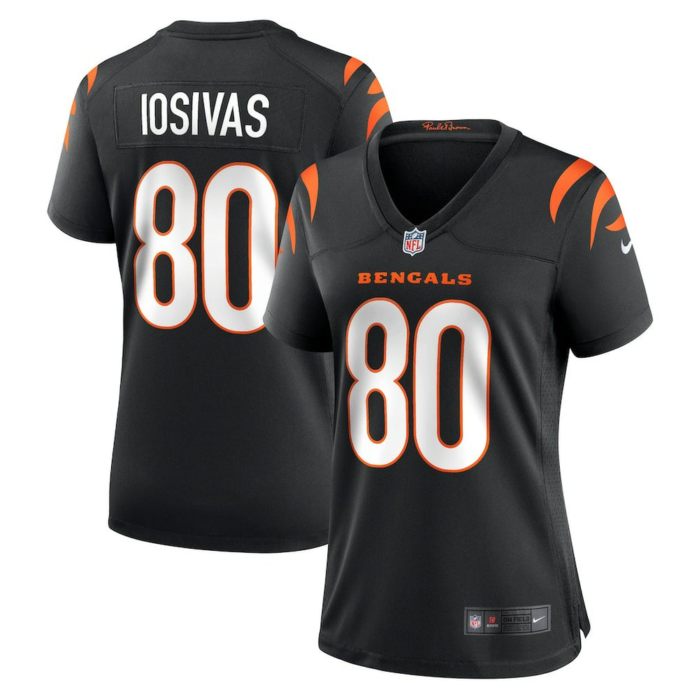 Andrei Iosivas Cincinnati Bengals Women's Team Game Jersey Black