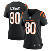 NFL Andrei Iosivas Cincinnati Bengals Women's Team Game Jersey - Black