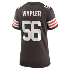 NFL Luke Wypler Cleveland Browns Women's Team Game Jersey - Brown
