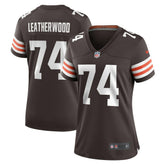 NFL Alex Leatherwood Cleveland Browns Women's Team Game Jersey - Brown