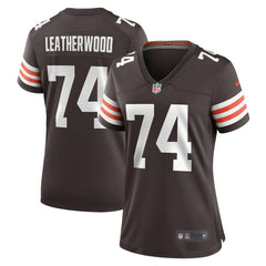 NFL Alex Leatherwood Cleveland Browns Women's Team Game Jersey - Brown