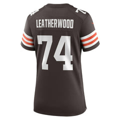 NFL Alex Leatherwood Cleveland Browns Women's Team Game Jersey - Brown