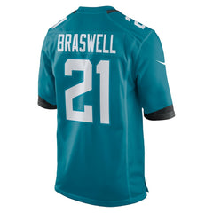 NFL Christian Braswell Jacksonville Jaguars Team Game Jersey - Teal