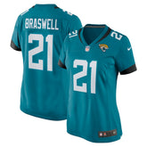 NFL Christian Braswell Jacksonville Jaguars Women's Team Game Jersey - Teal