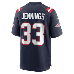 NFL Anfernee Jennings New England Patriots Team Game Jersey - Navy