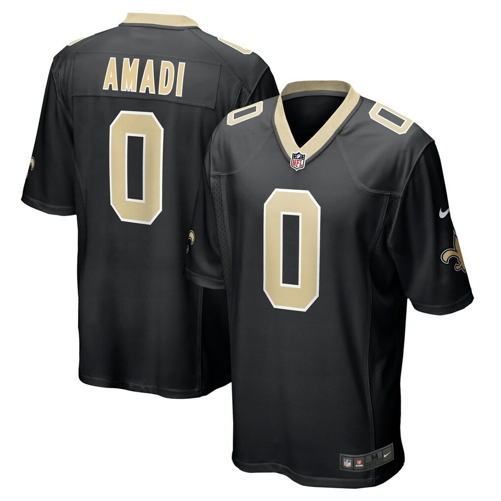 NFL Ugo Amadi New Orleans Saints Team Game Jersey - Black