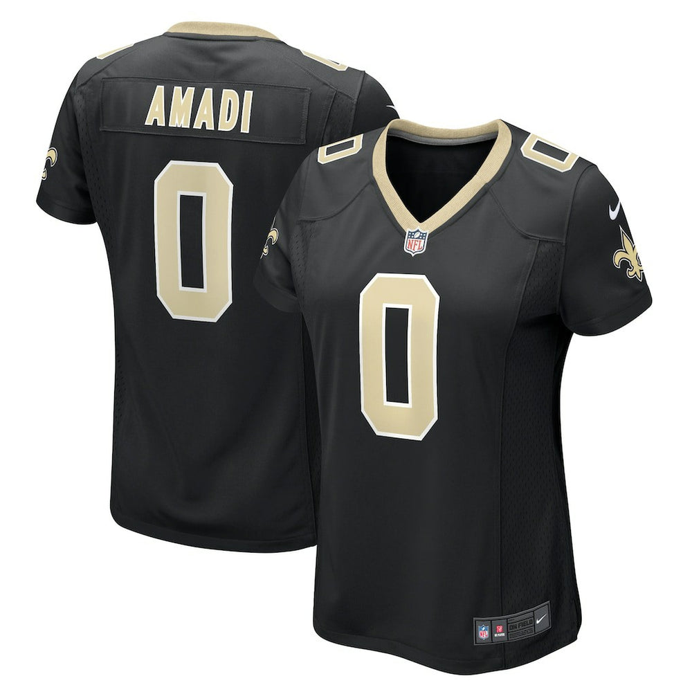 NFL Ugo Amadi New Orleans Saints Women's Team Game Jersey - Black