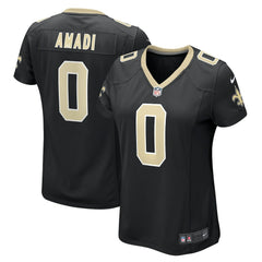 NFL Ugo Amadi New Orleans Saints Women's Team Game Jersey - Black