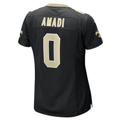 NFL Ugo Amadi New Orleans Saints Women's Team Game Jersey - Black