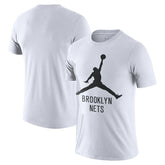 Brooklyn Nets Essential Jumpman T-Shirt White