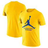 Golden State Warriors Essential Jumpman T-Shirt Gold