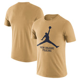 New Orleans Pelicans Essential Jumpman T-Shirt Gold