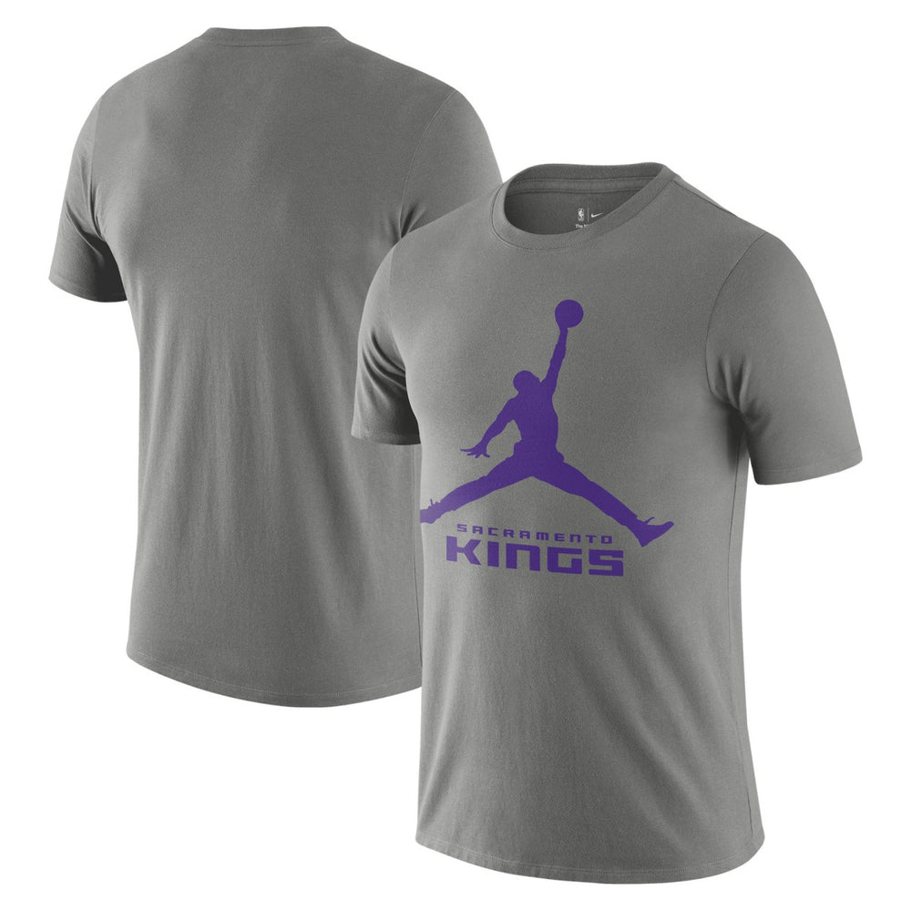 Sacramento Kings Essential Jumpman T-Shirt Gray