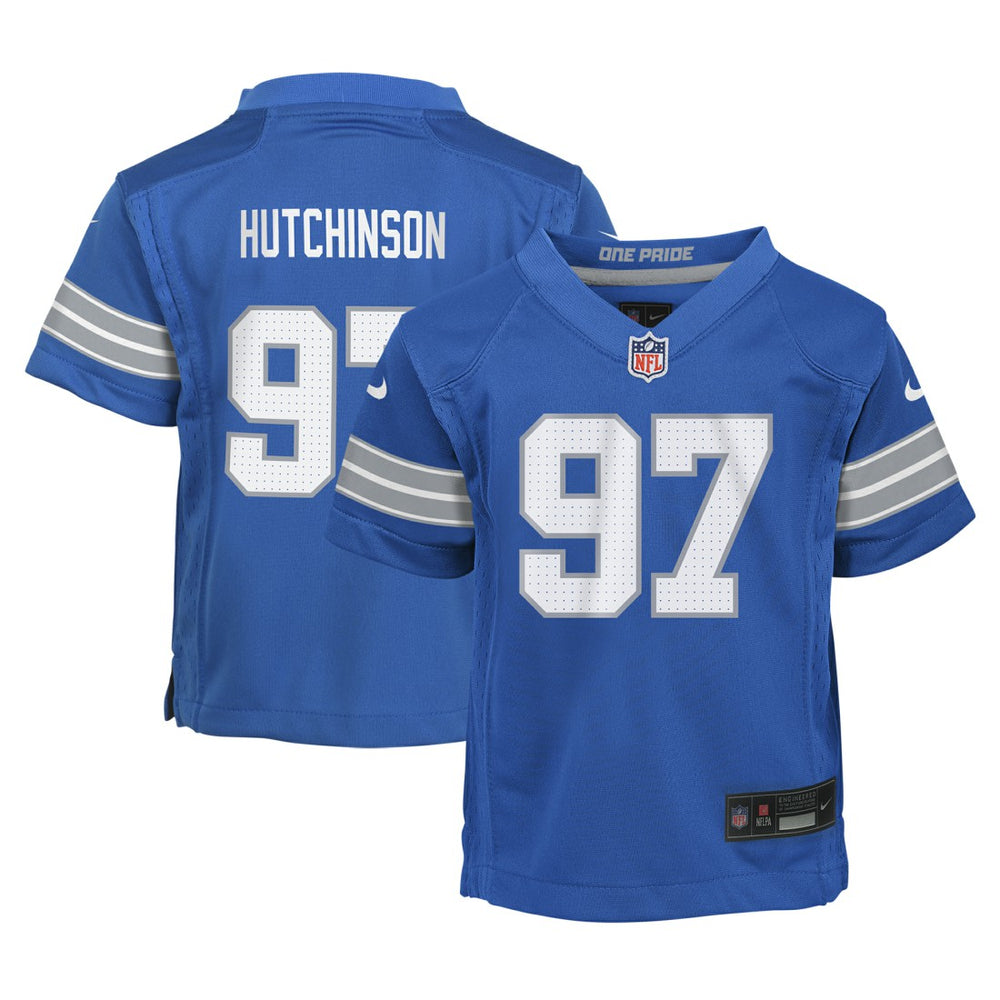 NFL Aidan Hutchinson Detroit Lions Preschool Player Game Jersey - Blue