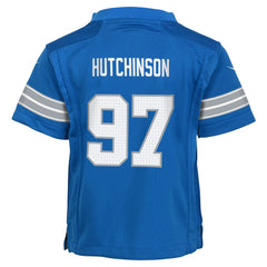 NFL Aidan Hutchinson Detroit Lions Preschool Player Game Jersey - Blue