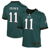 NFL A.J. Brown Philadelphia Eagles Youth Game Jersey - Green
