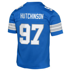 NFL Aidan Hutchinson Detroit Lions Youth Game Jersey - Blue