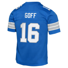 NFL Jared Goff Detroit Lions Youth Game Jersey - Blue