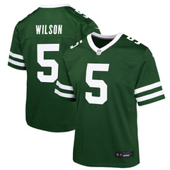 NFL Garrett Wilson New York Jets Youth Game Jersey - Green
