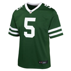 NFL Garrett Wilson New York Jets Youth Game Jersey - Green