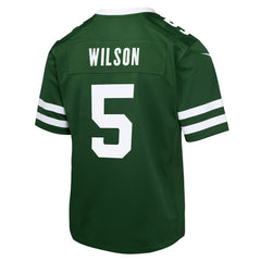 NFL Garrett Wilson New York Jets Youth Game Jersey - Green