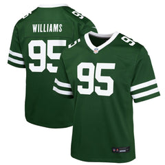 NFL Quinnen Williams New York Jets Youth Game Jersey - Green