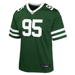 NFL Quinnen Williams New York Jets Youth Game Jersey - Green