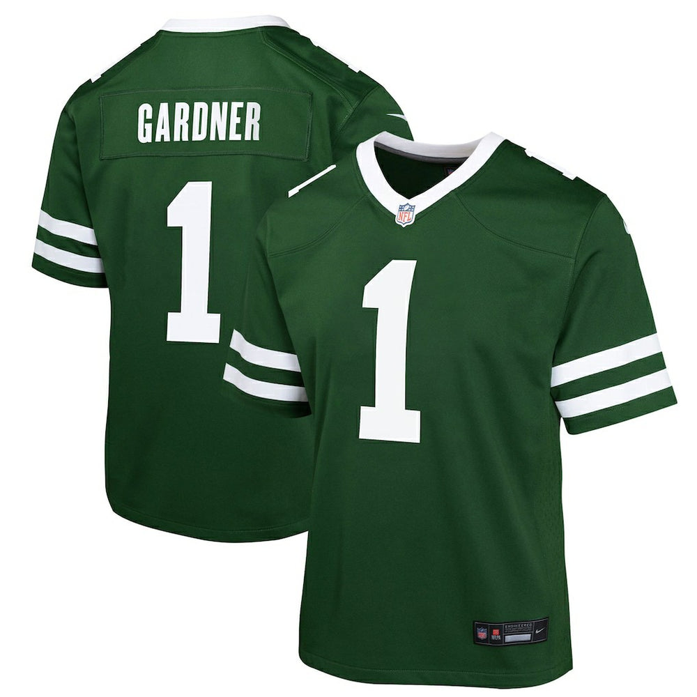 NFL Ahmad Sauce Gardner New York Jets Youth Game Jersey - Green