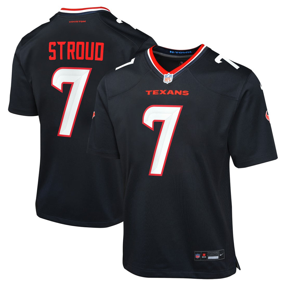 NFL C.J. Stroud Houston Texans Youth Game Jersey - Navy