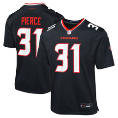 NFL Dameon Pierce Houston Texans Youth Game Jersey - Navy