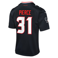 NFL Dameon Pierce Houston Texans Youth Game Jersey - Navy