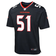 NFL Will Anderson Jr. Houston Texans Youth Game Jersey - Navy