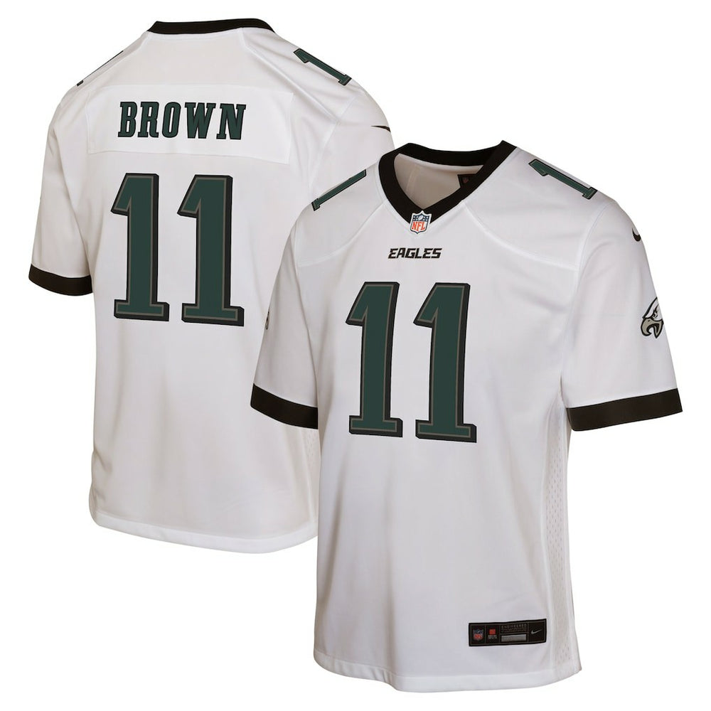 NFL A.J. Brown Philadelphia Eagles Youth Game Jersey - White