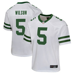 NFL Garrett Wilson New York Jets Youth Game Jersey - White