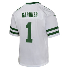 NFL Ahmad Sauce Gardner New York Jets Youth Game Jersey - White