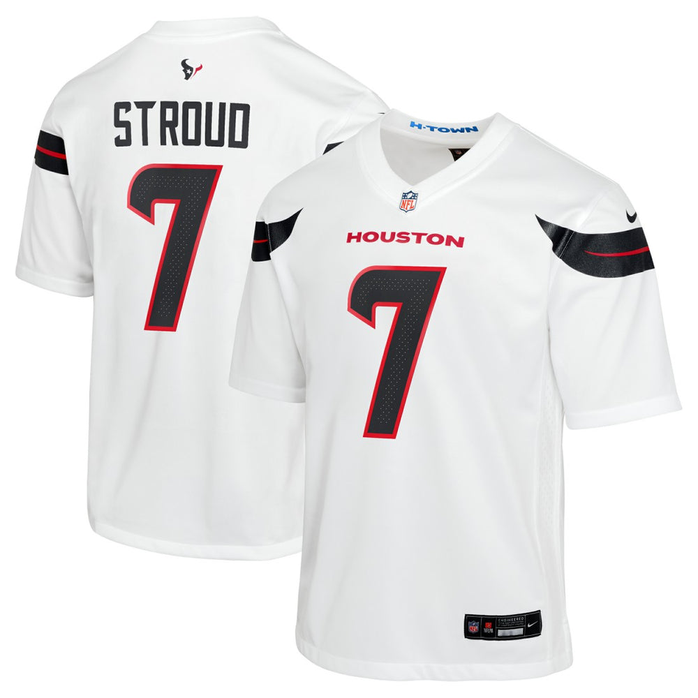 NFL C.J. Stroud Houston Texans Youth Game Jersey - White