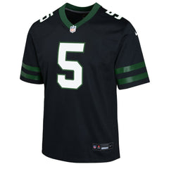 NFL Garrett Wilson New York Jets Youth Game Jersey - Black