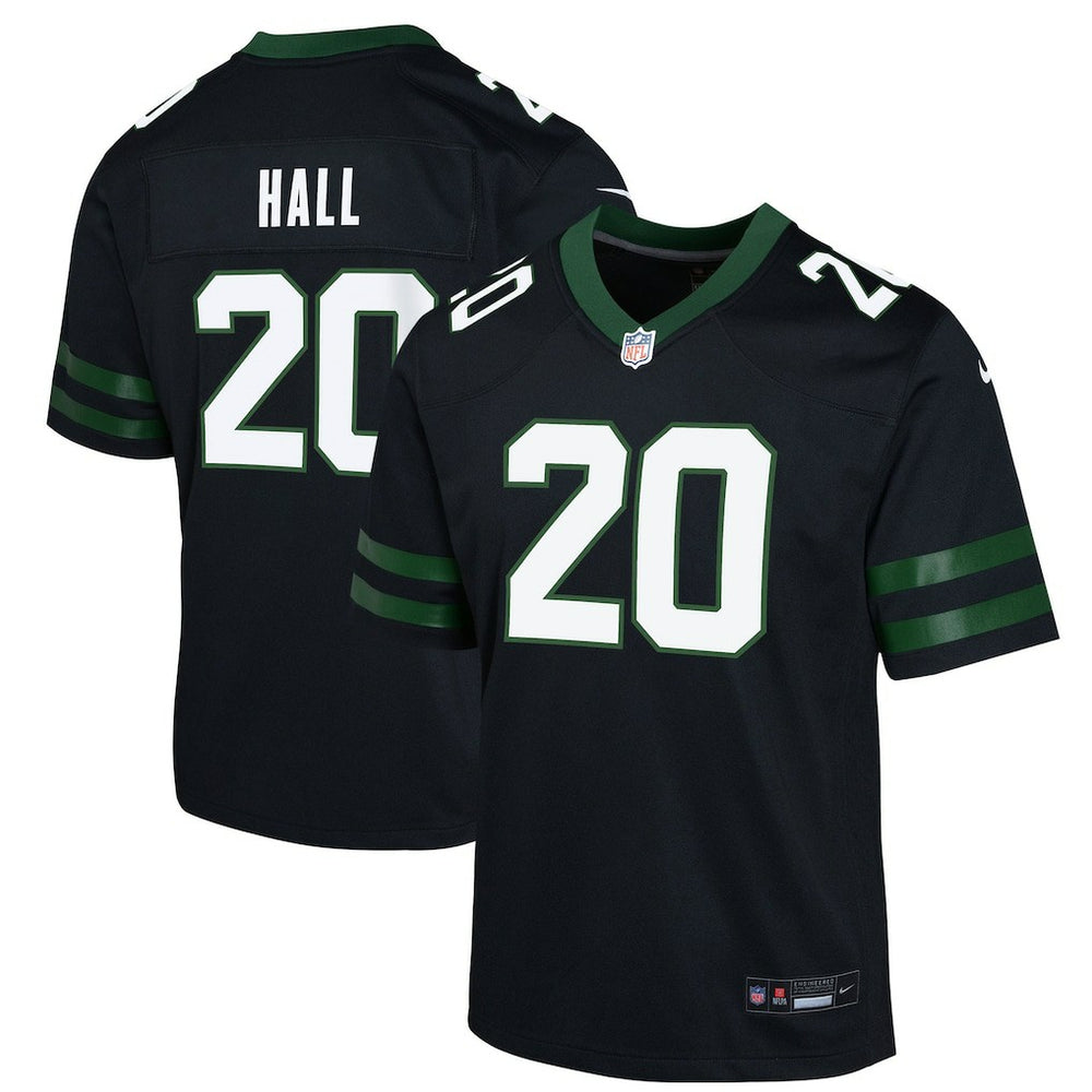 NFL Breece Hall New York Jets Youth Game Jersey - Black