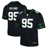 NFL Quinnen Williams New York Jets Youth Game Jersey - Black