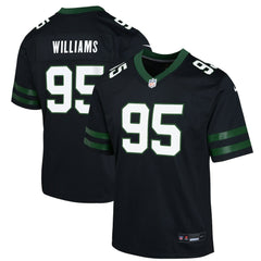 NFL Quinnen Williams New York Jets Youth Game Jersey - Black