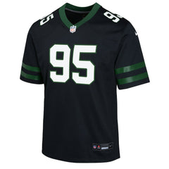 NFL Quinnen Williams New York Jets Youth Game Jersey - Black