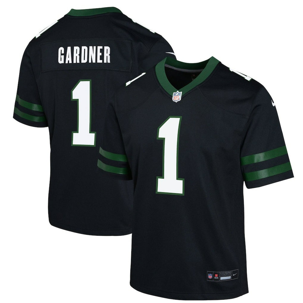 NFL Ahmad Sauce Gardner New York Jets Youth Game Jersey - Black