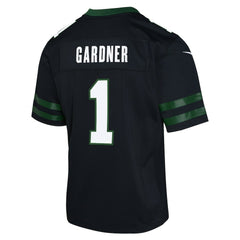 NFL Ahmad Sauce Gardner New York Jets Youth Game Jersey - Black