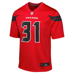 Dameon Pierce Houston Texans Youth Game Jersey Red