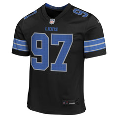 NFL Aidan Hutchinson Detroit Lions Youth Game Jersey - Black
