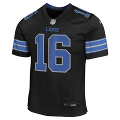 NFL Jared Goff Detroit Lions Youth Game Jersey - Black