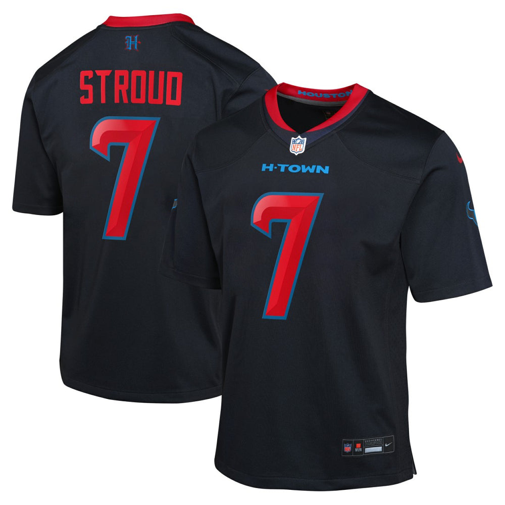 NFL C.J. Stroud Houston Texans Youth Game Jersey - Navy