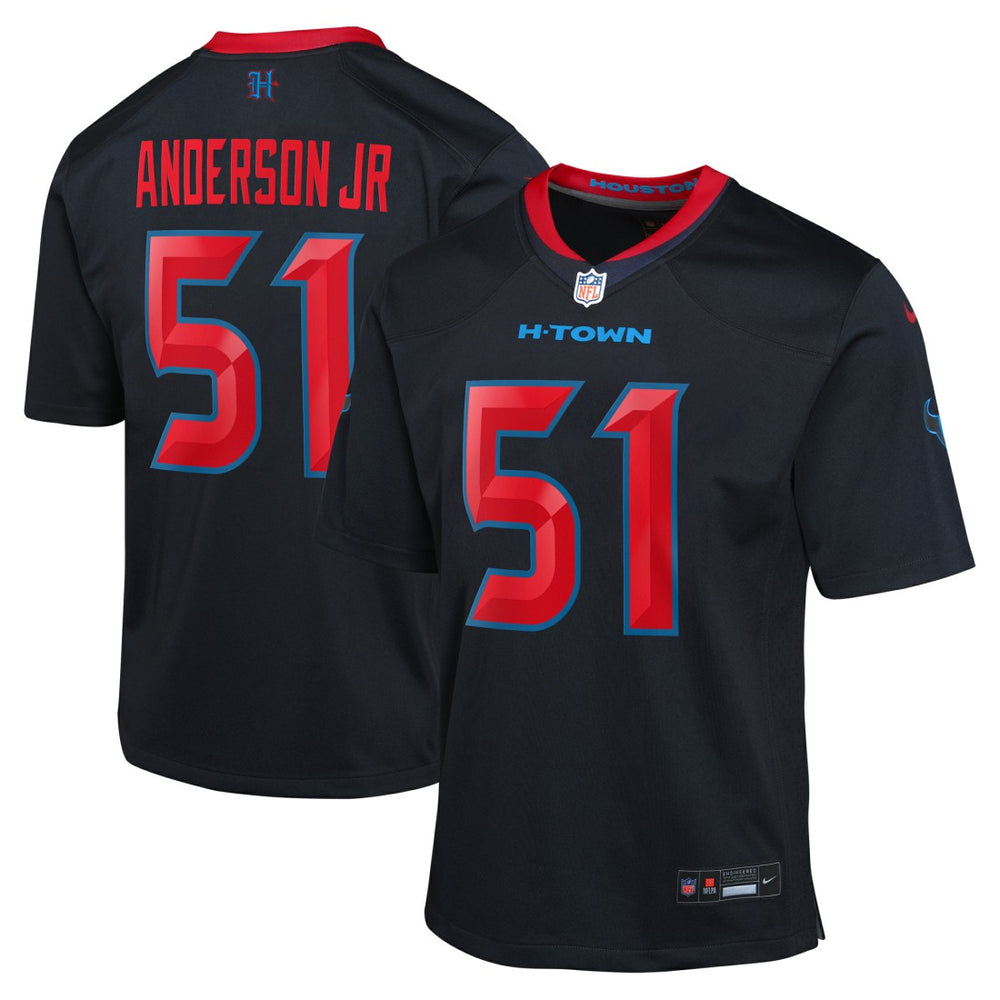 NFL Will Anderson Jr. Houston Texans Youth Game Jersey - Navy