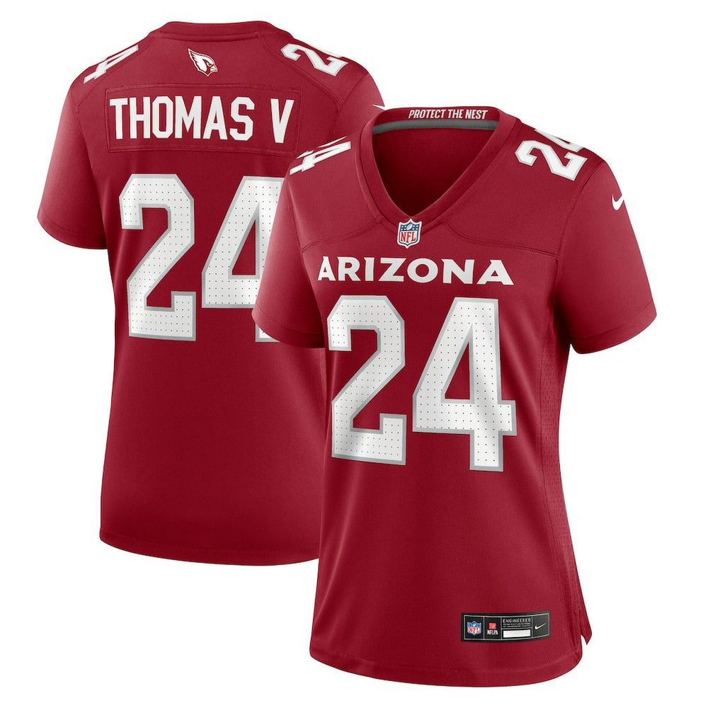 NFL Starling Thomas V Arizona Cardinals Women's Team Game Jersey - Cardinal