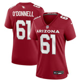 NFL Carter O'Donnell Arizona Cardinals Women's Team Game Jersey - Cardinal